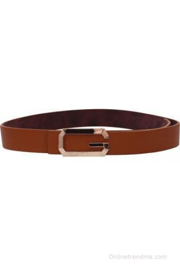 Stylehoops Boys, Men Formal Tan Artificial Leather Belt(Tan)